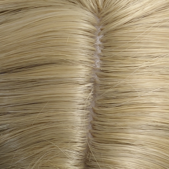 Women's 30" Wig Long  Blonde Cosplay Daily Party Waveyy Center Part Fited - Picture 10 of 16